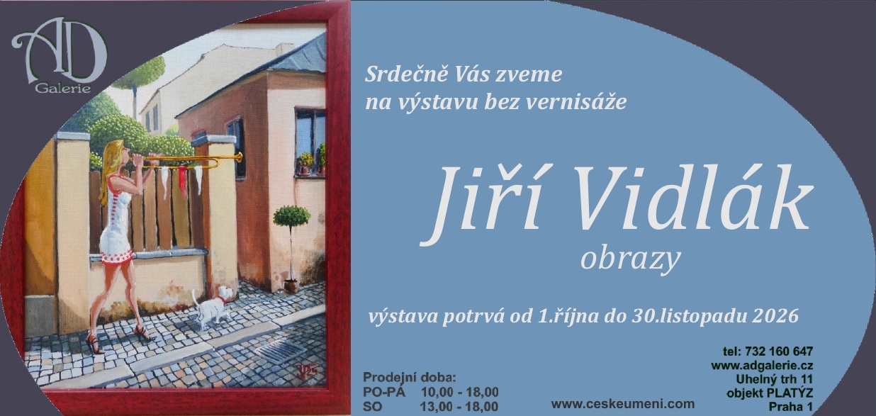 Jiří Vidlák - olejomalby
