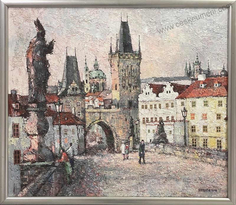 Svoboda Karel: Praha - Staroměstská mostecká věž