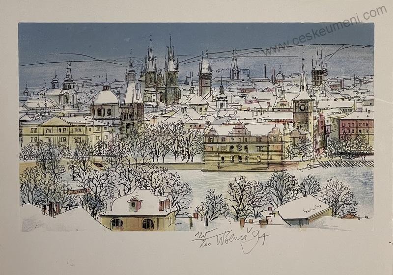 Beneš Karel: Zimní Praha