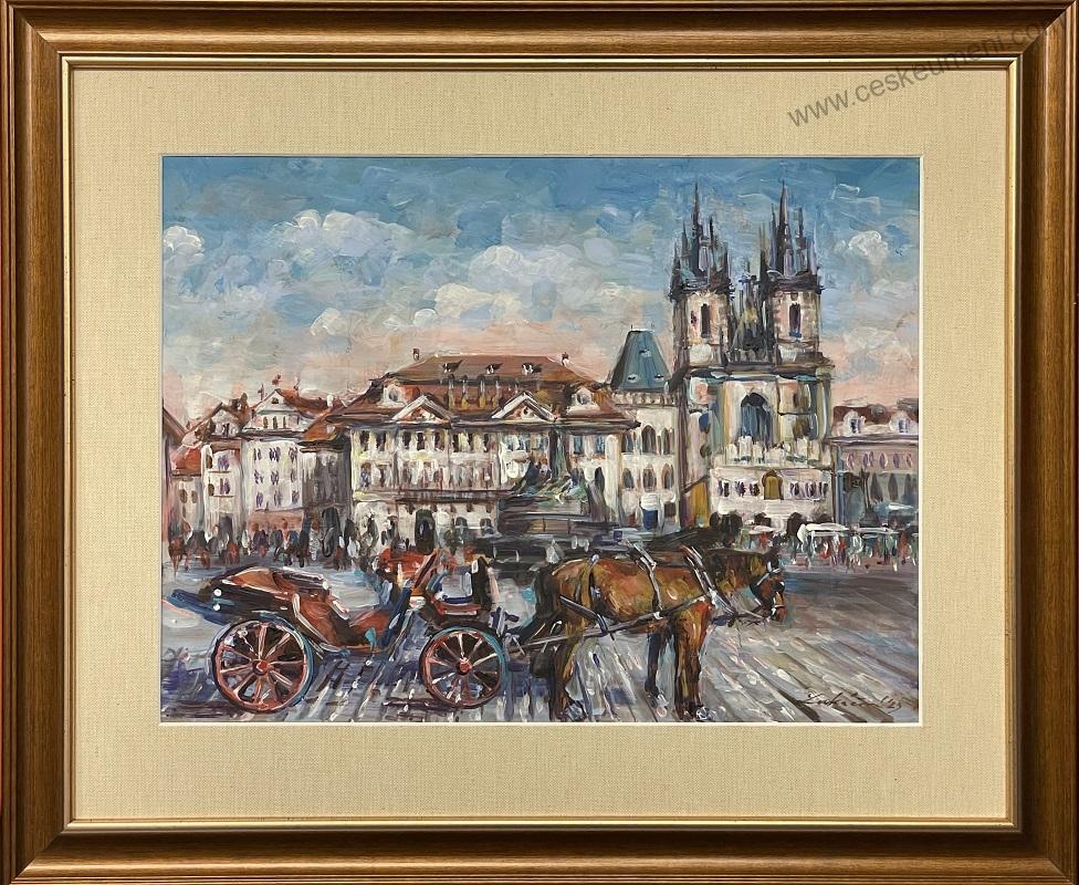 Lukáčová Zuzana: Praha s koněm