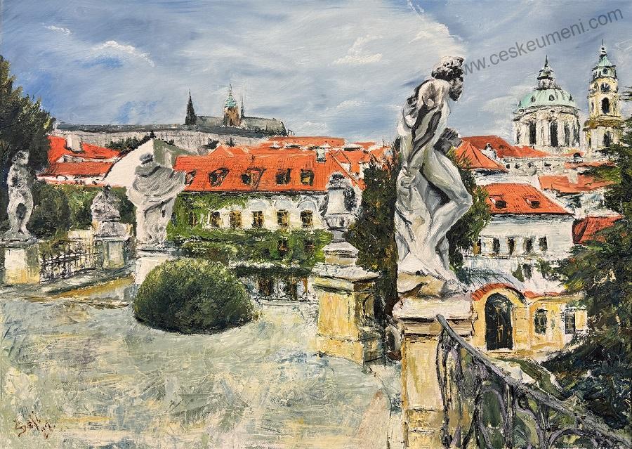 Šefl Pavel: Praha - Vrtbovská zahrada