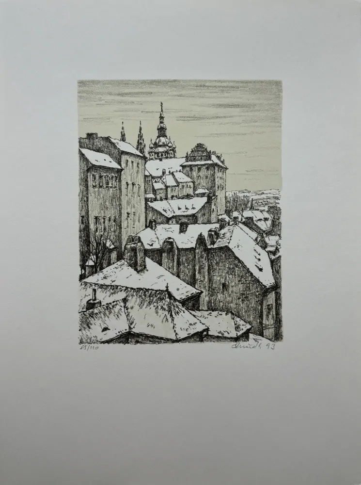 Luňák Hynek: Praha - Hradčany z Úvozu
