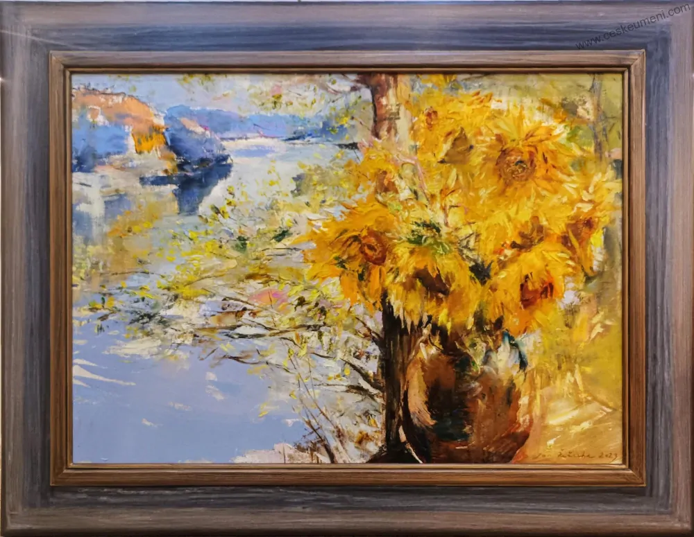 Řeřicha Jan: Slunečnice nad Vltavou