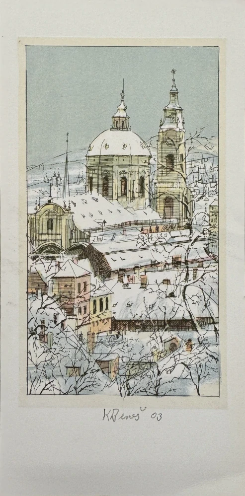 Beneš Karel: Praha - Chrám sv. Mikuláše