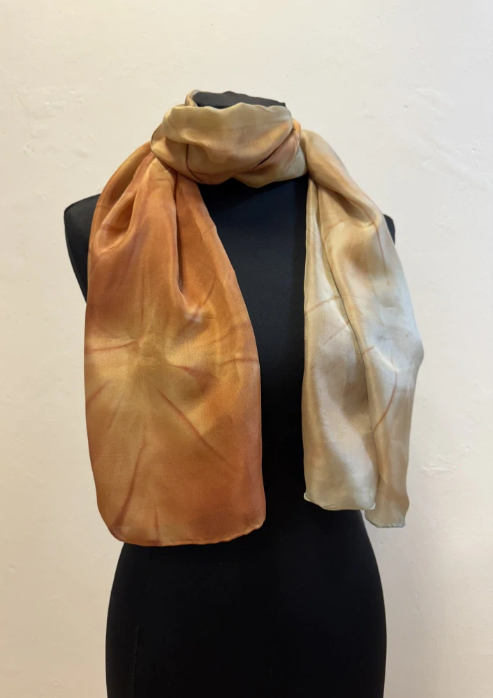 Štěpánková Zuzana: Šála (oranžovobéžová)