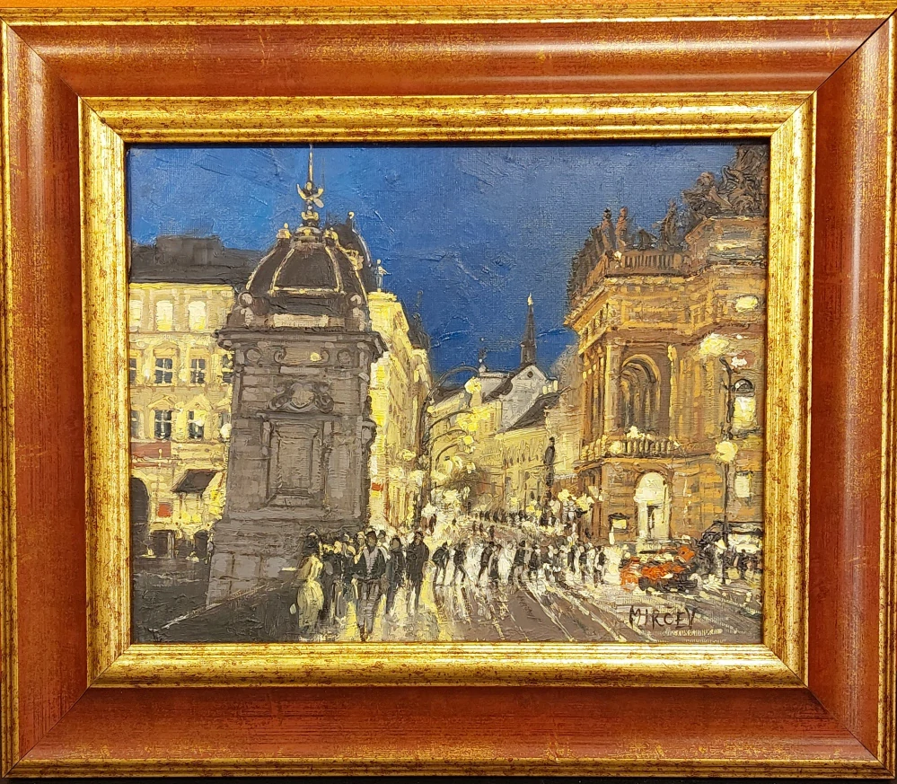 Mirčev Petr: Praha - Večer u Národního divadla