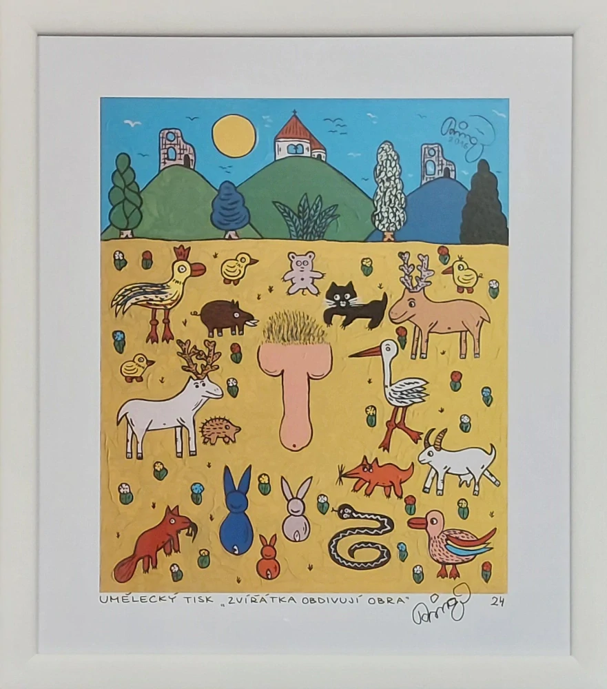 František Ringo Čech: Zvířátka obdivují obra