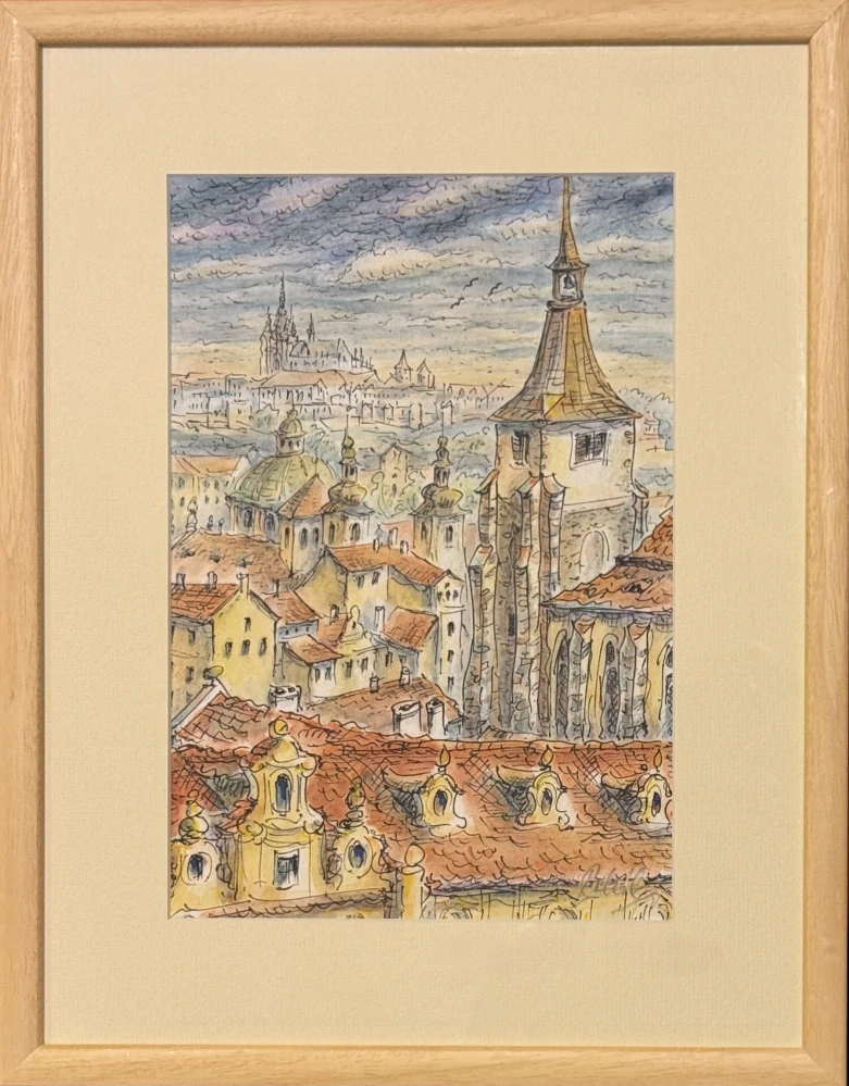 Pollák Rudolf: Praha - od kostela sv. Jiljí