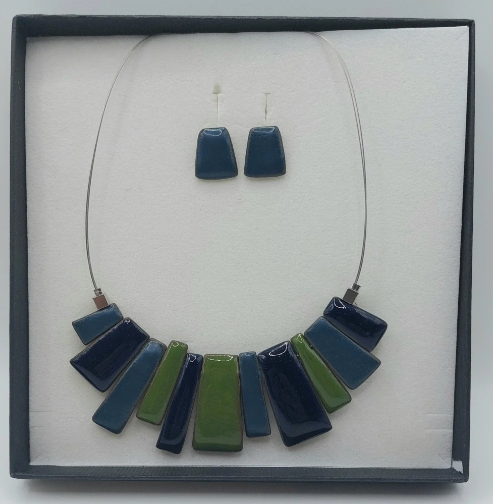 Komárková Lea: Set (modro-zelený)