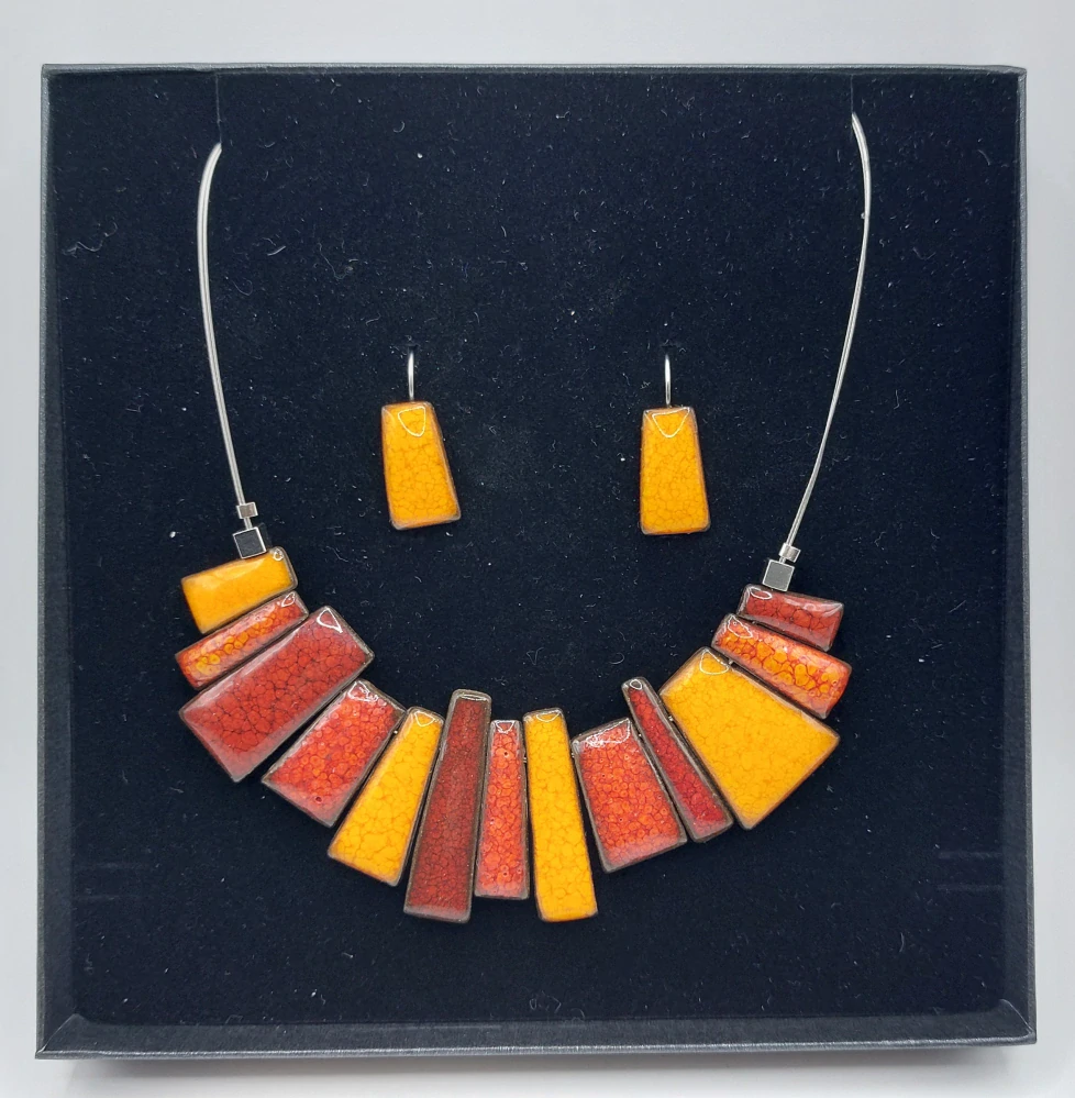 Komárková Lea: Set (oranžovo-červený)