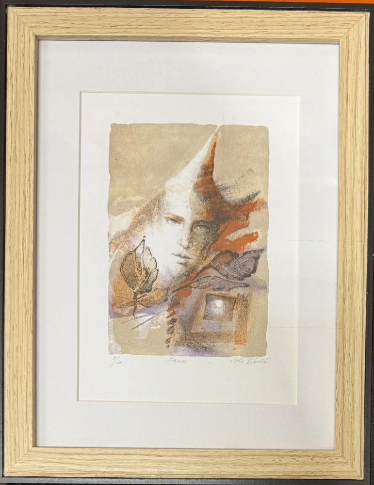 Lebedová Soňa: Faun (černý rám.)