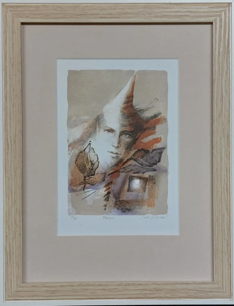 Lebedová Soňa: Faun (bílý rám.)