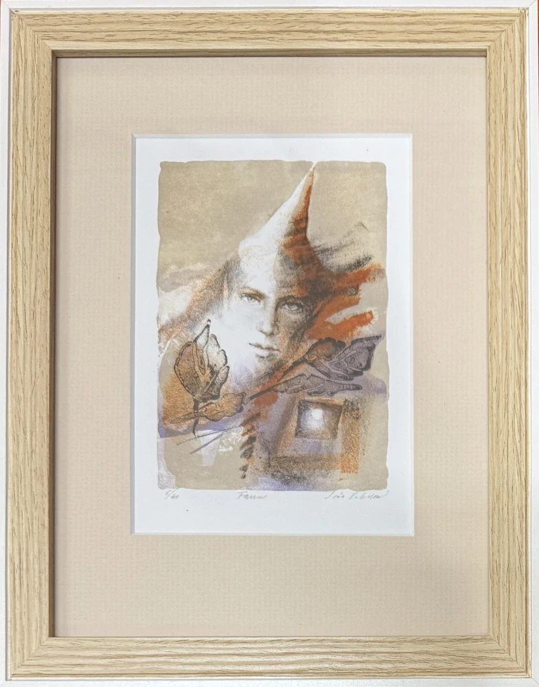 Lebedová Soňa: Faun (bílý rám.)