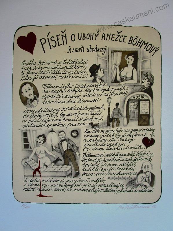 Hüttnerová Iva: RÁM - Píseň o ubohý Anežce Böhmový
