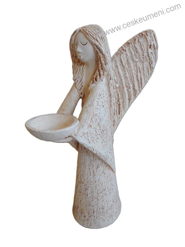 Trbušková Štěpánka: Anděl - svícen