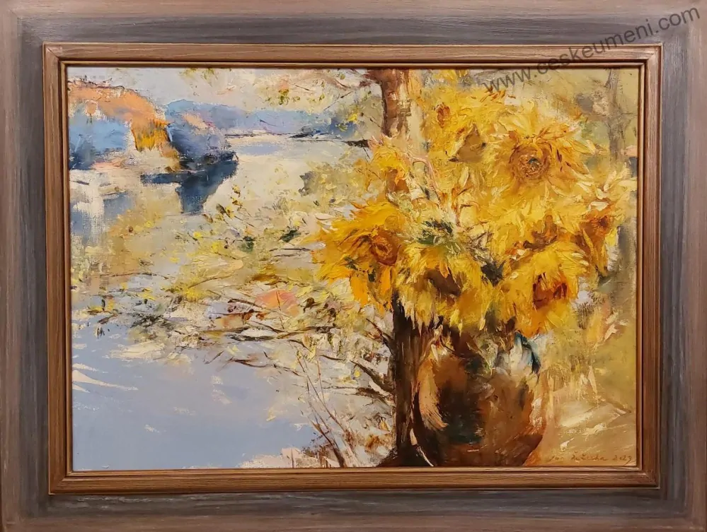Řeřicha Jan: Slunečnice nad Vltavou 