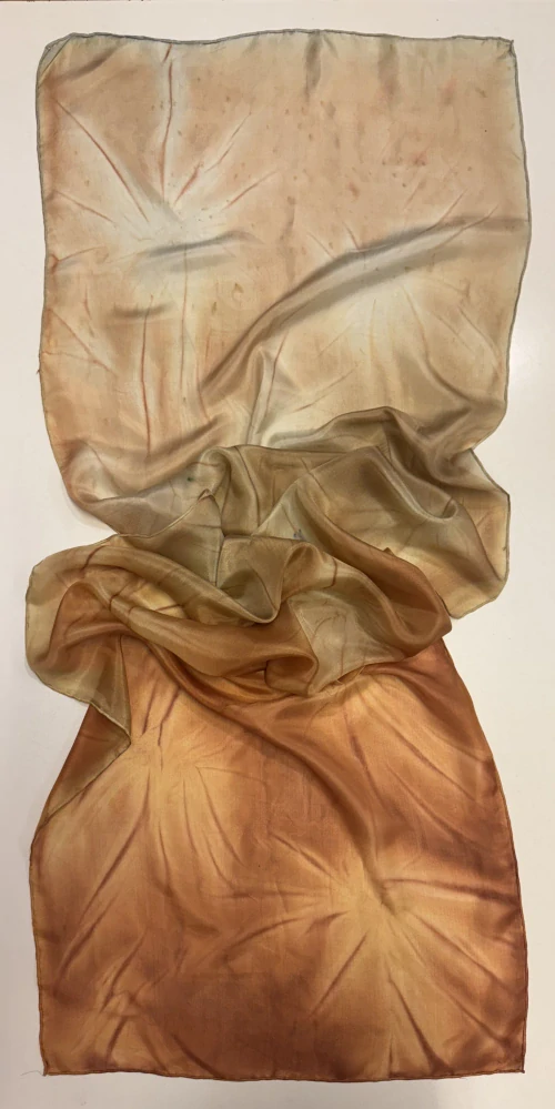 Štěpánková Zuzana: Šála (oranžovobéžová)