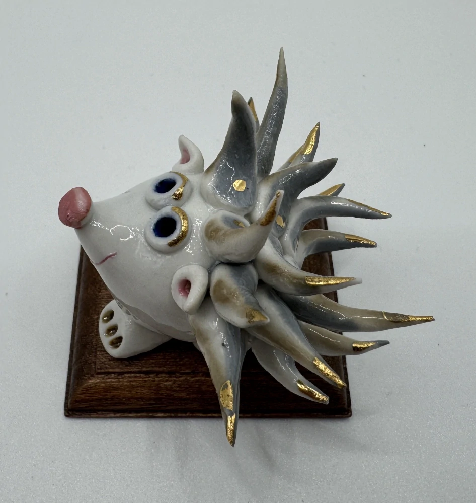 Motlík Ondřej: Ježek - modro béžový