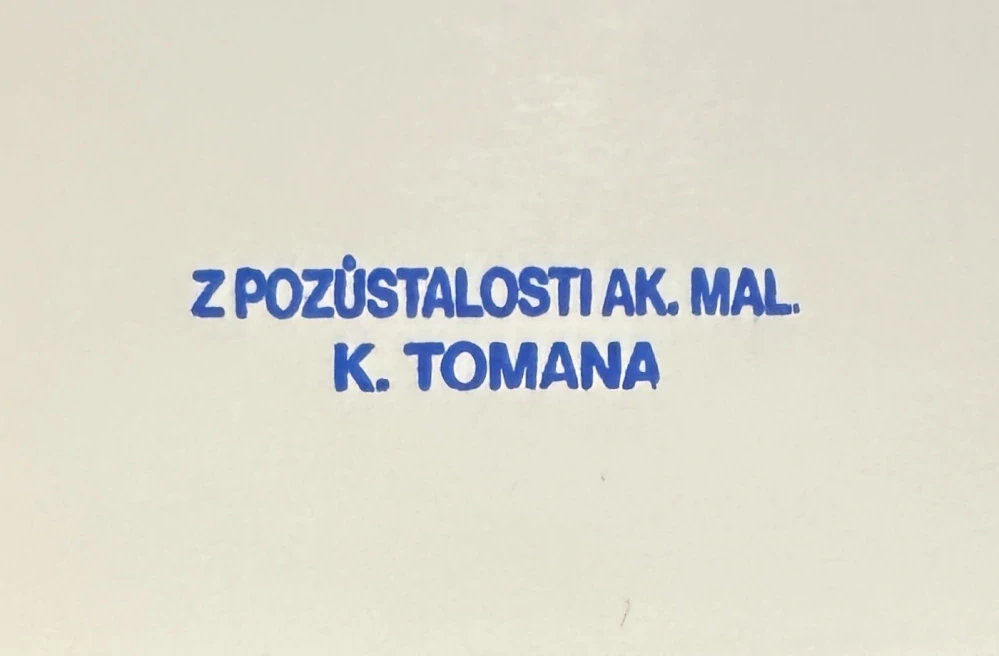 Toman Karel: Kuřák s dýmkou