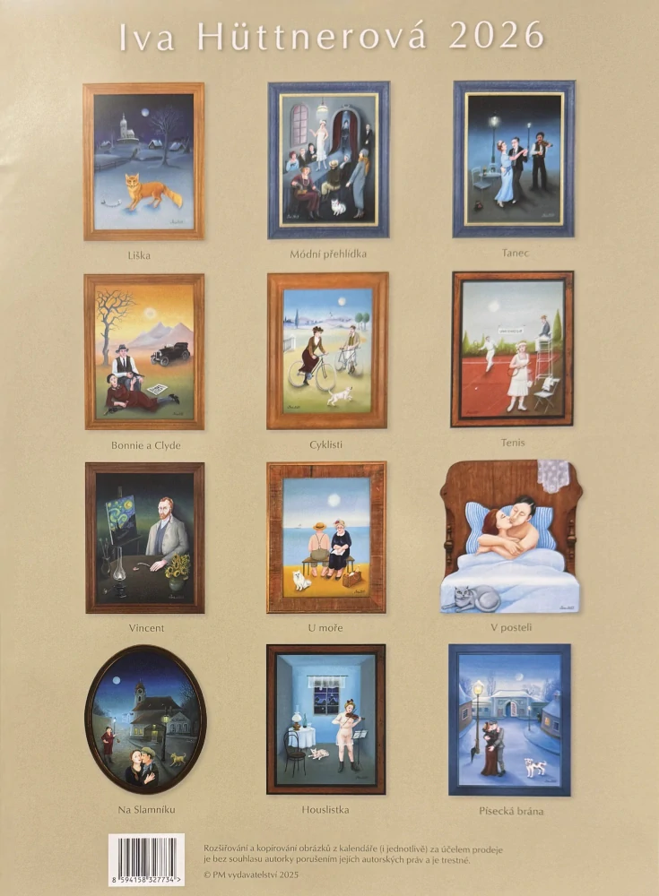 Hüttnerová Iva: Kalendář 2026