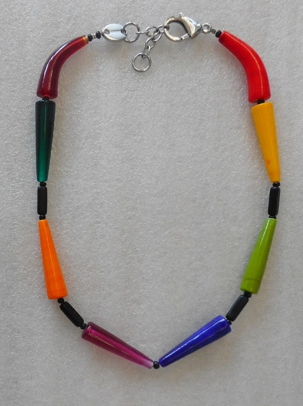 Brodská Vladimíra: Náhrdelník krátký barevný I.