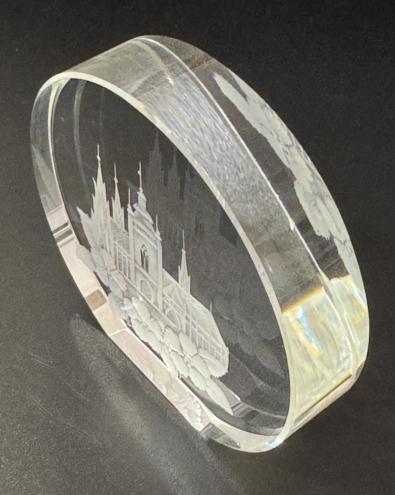 Tesařová Lucie: Praha - Chrám Sv. Víta - plaketka křišťál