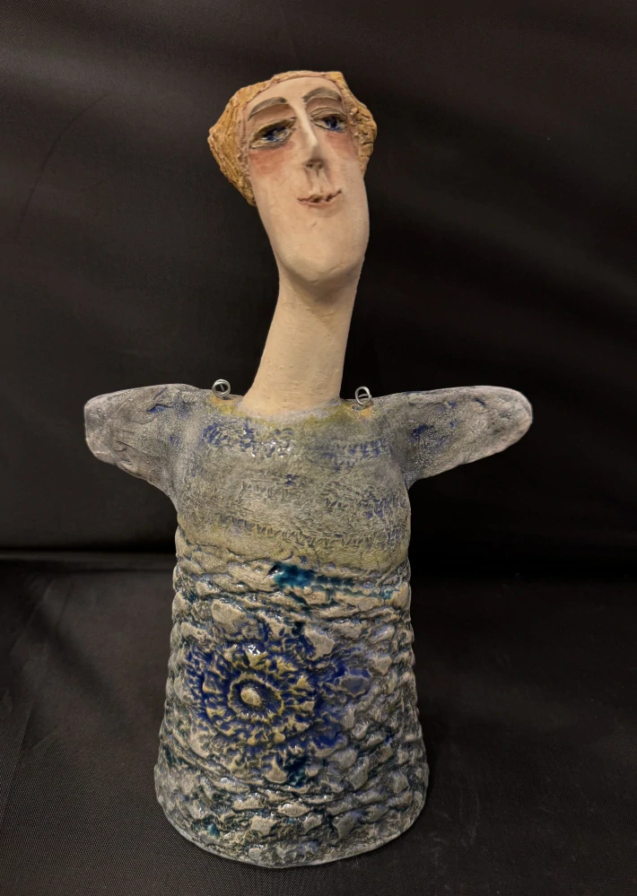 Jirušová Jana: Zvonek - Anděl s krajkovými obláčky 