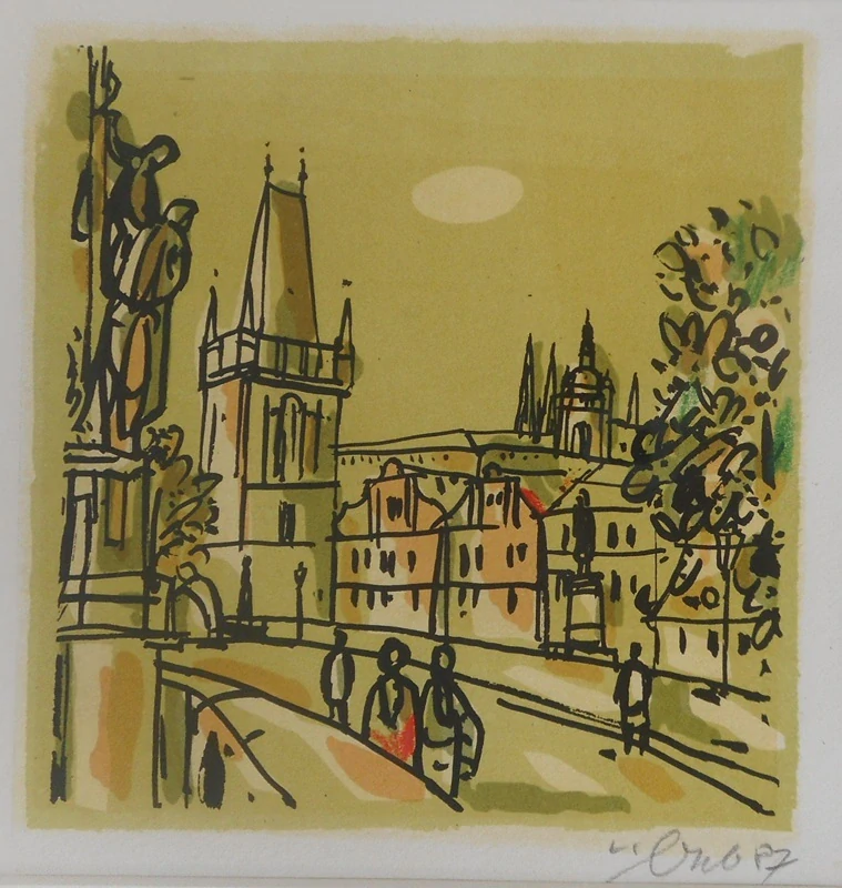 Bubeníček Václav: Praha - Po Karlově mostě