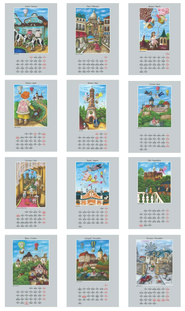 Dětinská Alexandra: Kalendář 2026