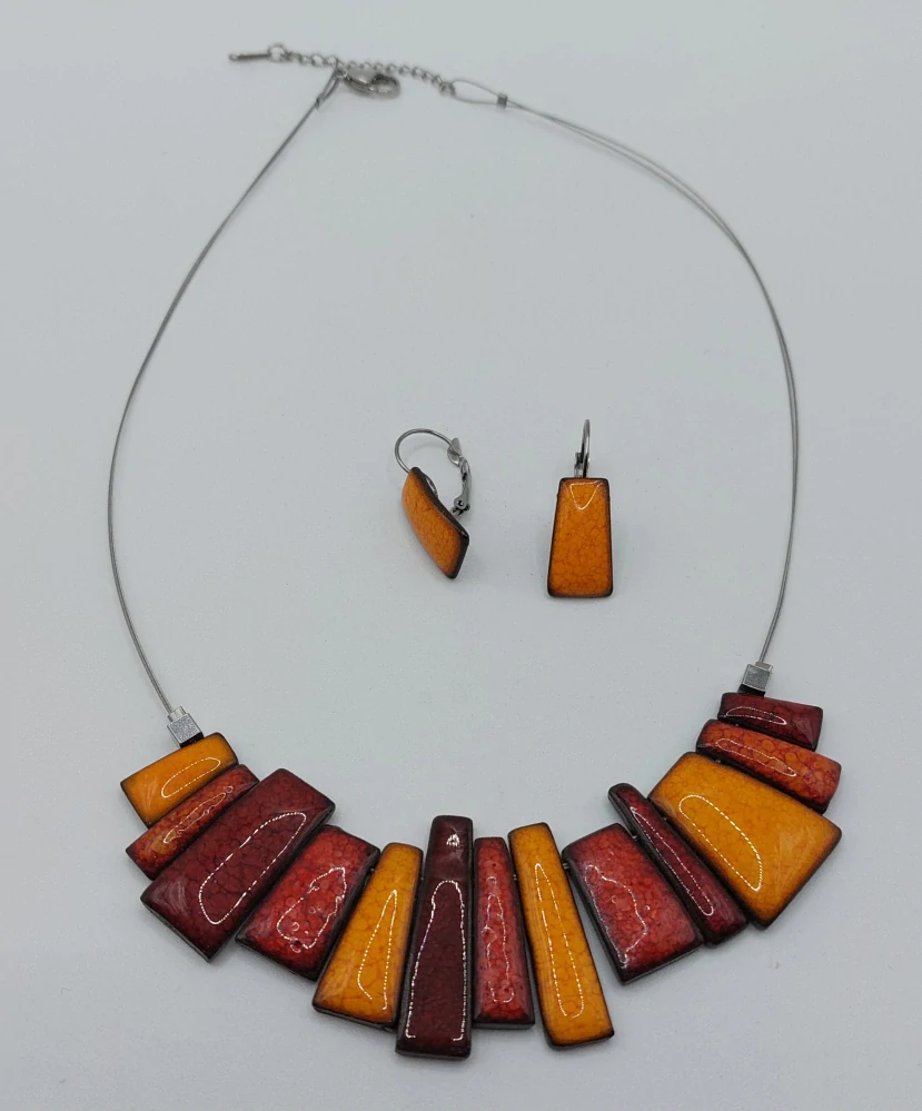 Komárková Lea: Set (oranžovo-červený)
