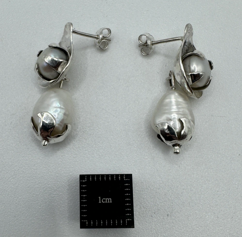 Marešová Zuzana: Náušnice - Perlové