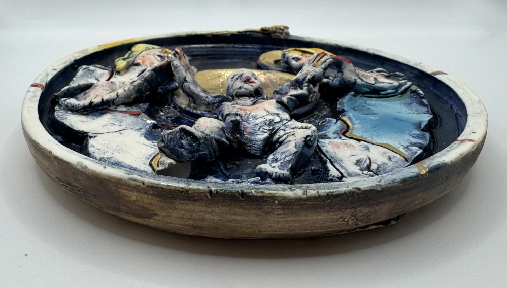 Roučka Eva: Jesličky talíř závěsný