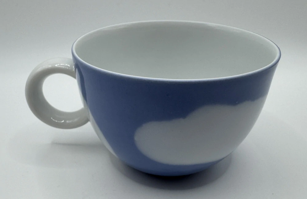 Linhartová Radka: Šálek DAN modrobílý I.