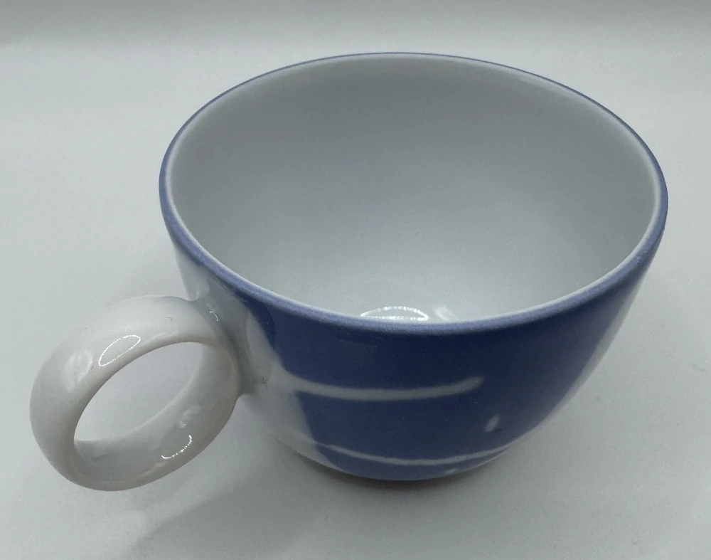 Linhartová Radka: Šálek piccolo modrá fúze VII