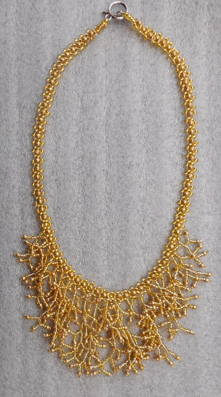 Bubílková Zuzana: Náhrdelník zlaté střapečky