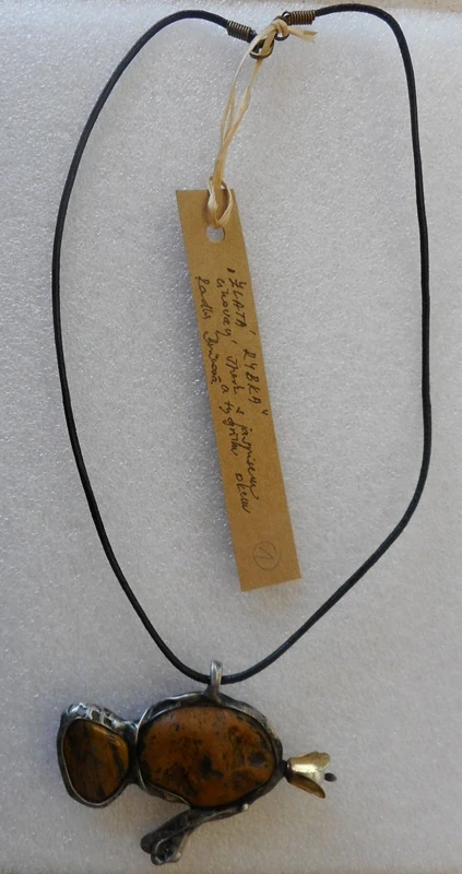 Brůnová Radka: náhrdelník  - Zlatá rybka