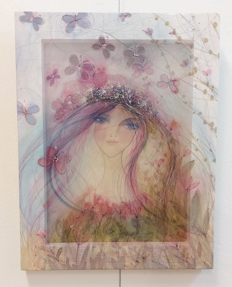 Dostálková Dita: Víla III (dvojitý obraz)