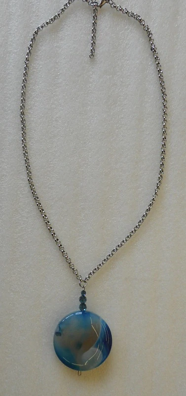 Horová Růžena: Náhrdelník dlouhý - achát