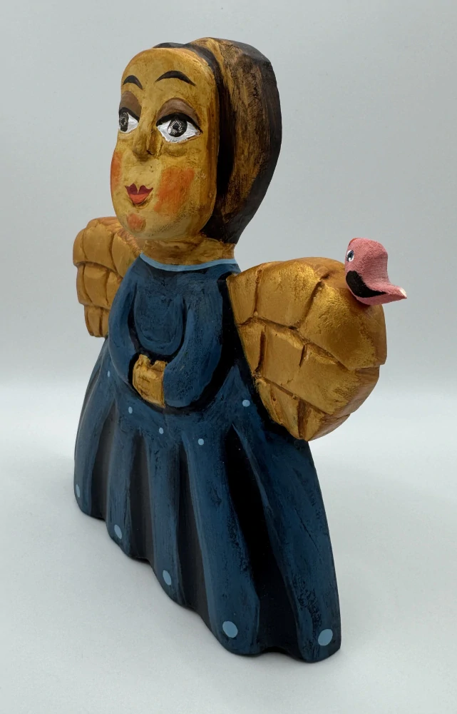 Štolba Tomáš: Anděl s ptáčkem (modrý)