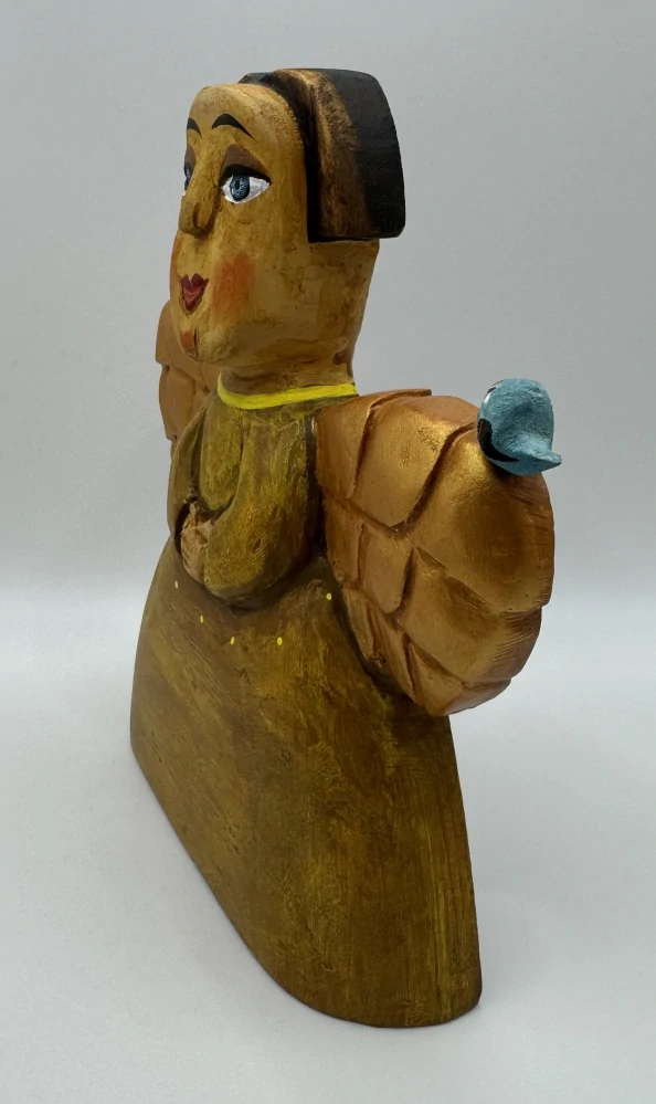 Štolba Tomáš: Anděl s ptáčkem (žlutý)