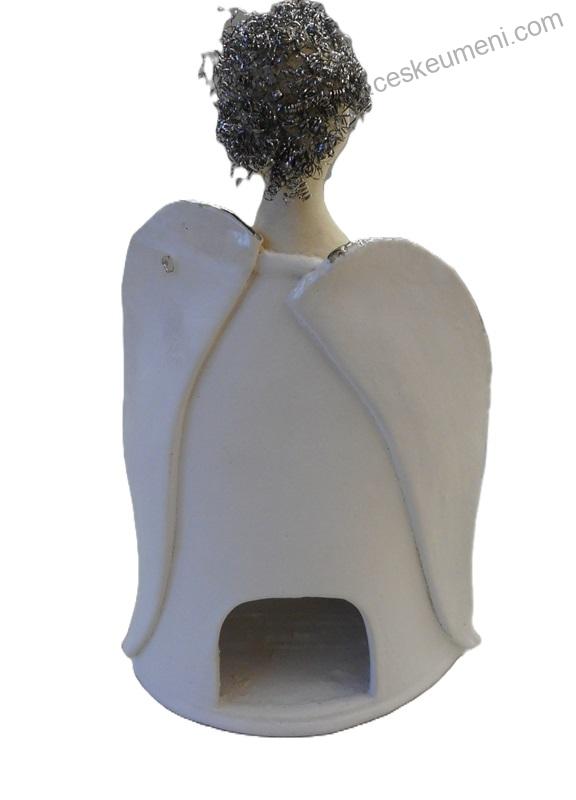 Bašková Štěpánka: Anděl - svícen 