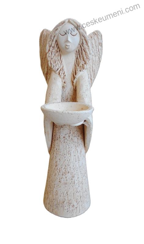 Trbušková Štěpánka: Anděl - svícen