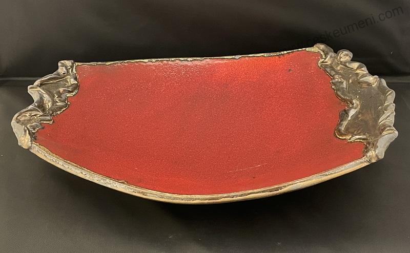 Bašková Štěpánka: Tác větší - ozdobný