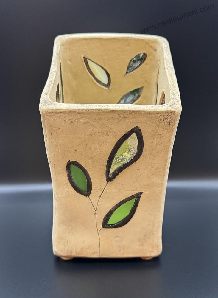 Heřmanová Jana: Svícen 4 stěny velká