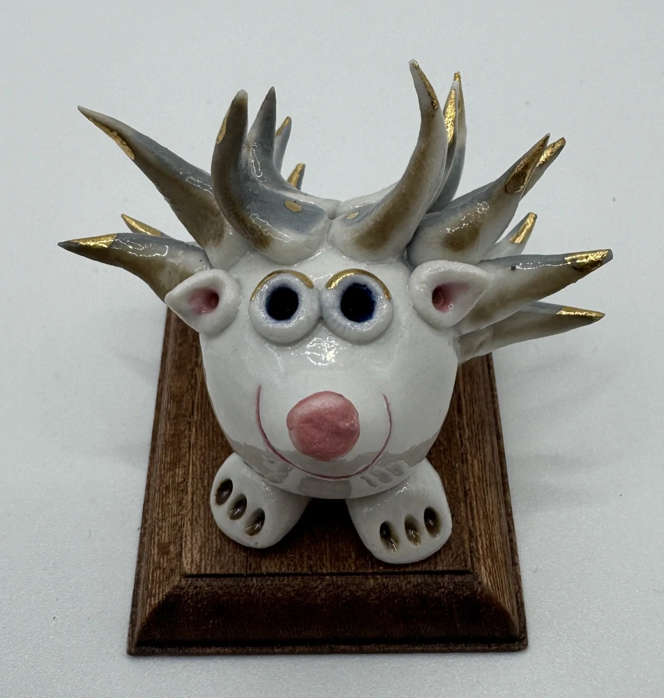 Motlík Ondřej: Ježek - modro béžový