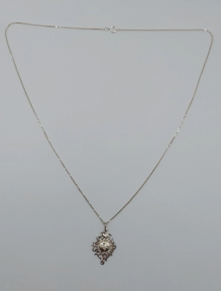 Ebermannová Hana: Náhrdelník (Závěs s řetízkem) - Slunce