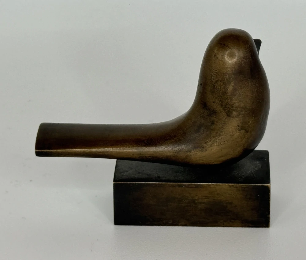 Janeček Ota: Ptáček (bronzový)