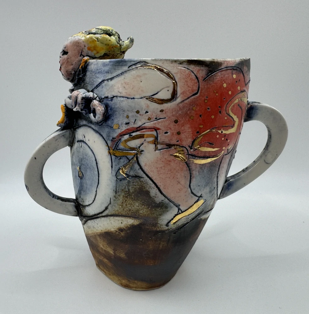 Roučka Eva: Hrnek - Cyklistka