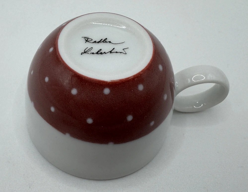 Linhartová Radka: Šálek piccolo bílé tečky