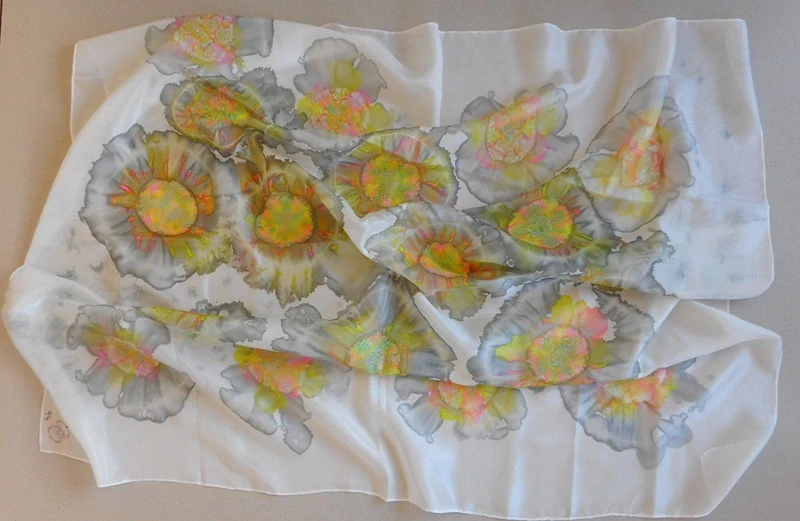 Horová Růžena: Šátek hedvábný - květy